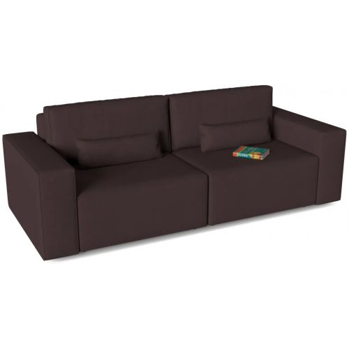Диван прямой трансформер Марлон Dark brown