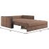 Диван Соренто-3 Plush Brown