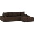 Диван угловой Nordviks (Модерн) Plush Brown