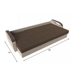 Диван угловой Форсайт Сountry Brown-Beige