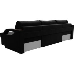 Диван угловой Форсайт Вельвет Black