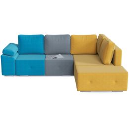 Диван угловой Хавьер-2 Luna Еврокнижка