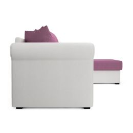 Диван угловой Рейн сирень дельфин