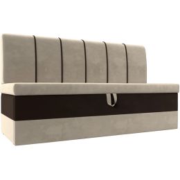 Кухонный диван Энигма Вельвет Beige Brown