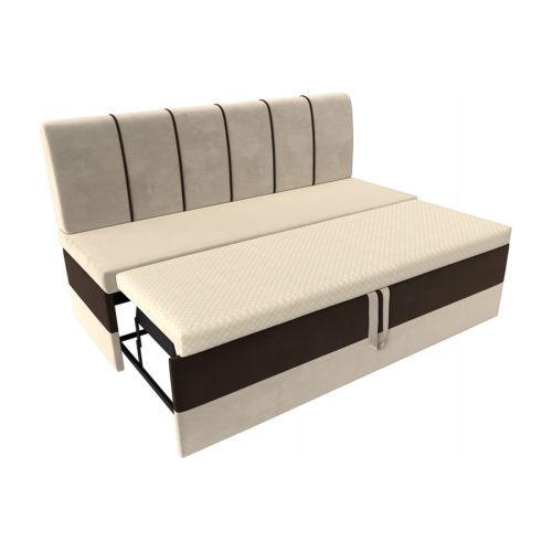 Кухонный диван Энигма Вельвет Beige Brown