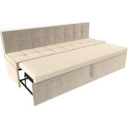 Кухонный диван Техас Вельвет Beigeевый