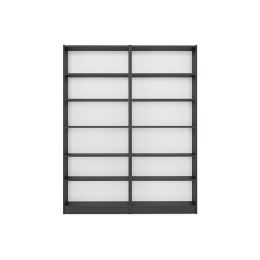 Стеллаж Билли 03 Черный Икеа