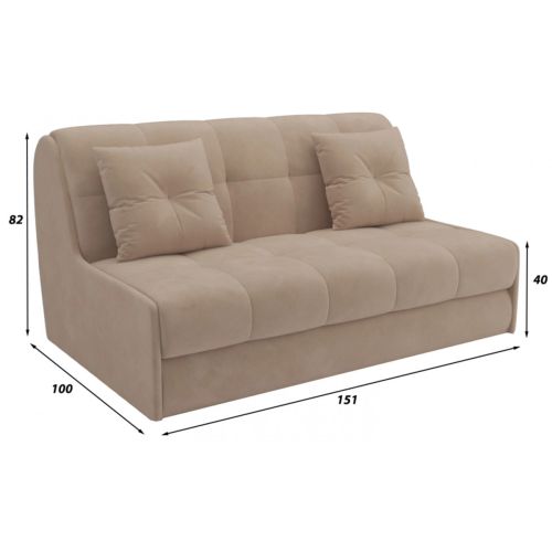 Диван Барон-2 Plush Beige