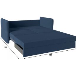 Диван детский Лени Plush Нави