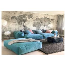 Диван модульный угловой Фиджи Бирюза