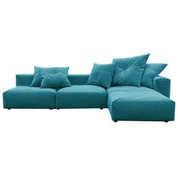 Диван модульный угловой Фиджи Бирюза