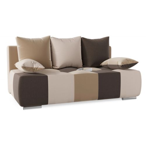 Диван прямой Плей Пэчворк Brown еврокнижка