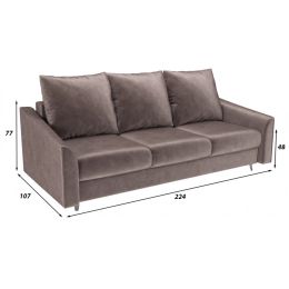 Диван Уэльс Plush Brown
