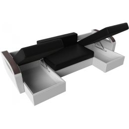 Диван угловой Форсайт Микс Black