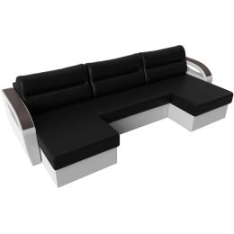 Диван угловой Форсайт Микс Black