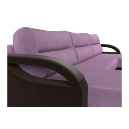 Диван угловой Форсайт Вельвет Лилак-Brown