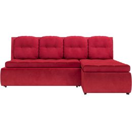 Диван угловой Кормак Вельвет Red