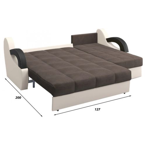 Диван угловой Мадрид Plush Brown