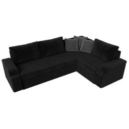 Диван угловой Николь Plush Black