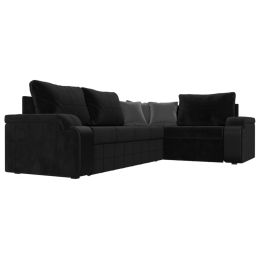 Диван угловой Николь Plush Black