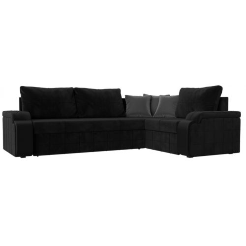 Диван угловой Николь Plush Black