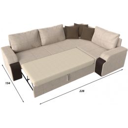 Диван угловой Николь Сountry Beige