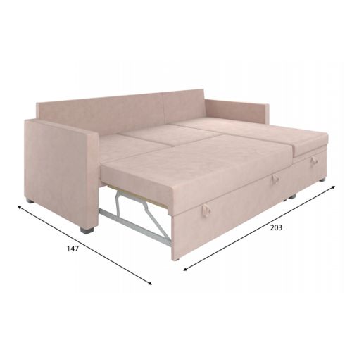 Диван угловой Париж Кордрой Beige