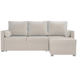 Диван угловой Париж Вельвет Бархат Beige