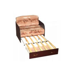 Диван детский Юлечка с деревянными подлокотниками