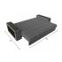 Диван Дубай Light Сountry Grey