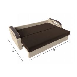 Диван Форсайт Вельвет Микс Brown