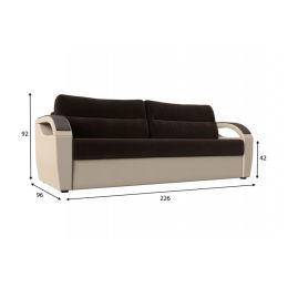 Диван Форсайт Вельвет Микс Brown