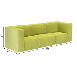Диван модульный Флет Plush Green
