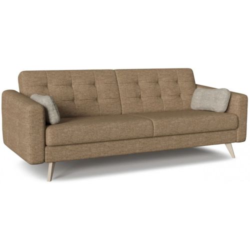 Диван прямой Monaco книжка Dream dark beige