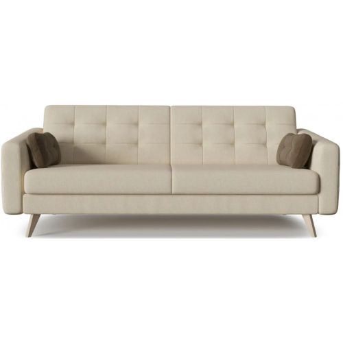 Диван прямой Monaco книжка Zara cream