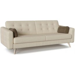 Диван прямой Monaco книжка Zara cream