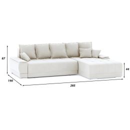 Диван угловой Nordviks (Модерн) Plush Beige