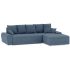 Диван угловой Nordviks (Модерн) Plush Дарк Blue
