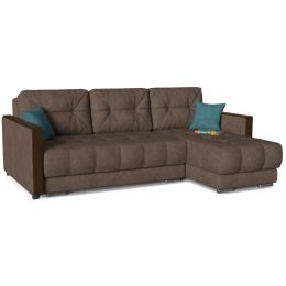Диван угловой Флорида XL Loft коричневый
