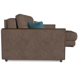 Диван угловой Флорида XL Loft коричневый