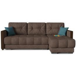 Диван угловой Флорида XL Loft коричневый