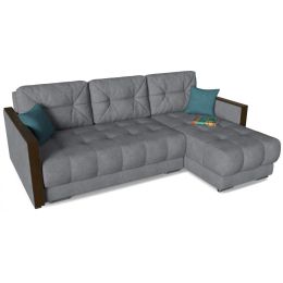 Диван угловой Флорида XL Loft серый