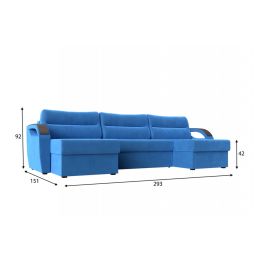 Диван угловой Форсайт Plush 4