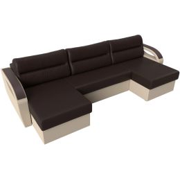 Диван угловой Форсайт Микс Brown