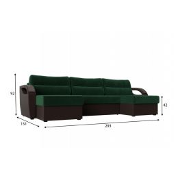 Диван угловой Форсайт Микс Plush 4