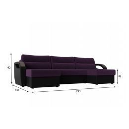 Диван угловой Форсайт Микс Plush 7