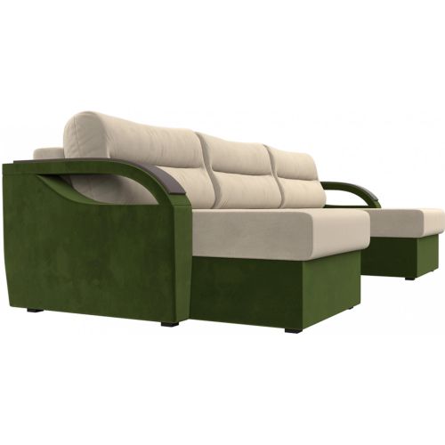 Диван угловой Форсайт Вельвет Beige-Green