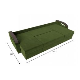 Диван угловой Форсайт Вельвет Green