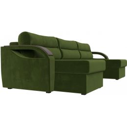 Диван угловой Форсайт Вельвет Green