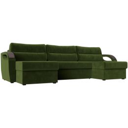 Диван угловой Форсайт Вельвет Green